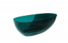BESCO Wanna wolnostojąca 160x75 Xara Ocean Breeze 160 maskownica czarny matt #WAX-160-OBB